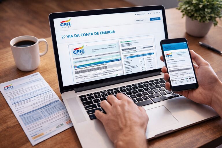Como Emitir a 2a Via da Conta de Energia CPFL Online